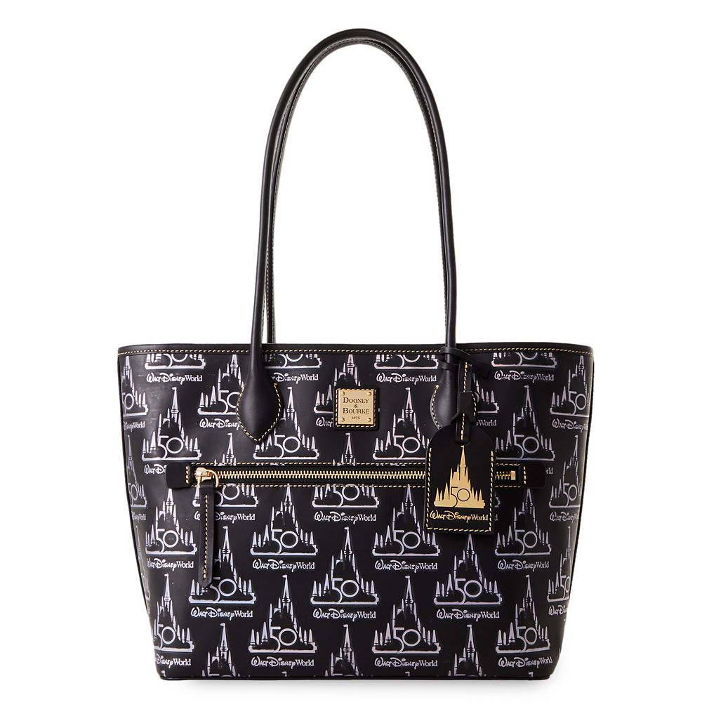 Walt Disney World 50th Anniversary Leather Dooney & Bourke Tote Bag