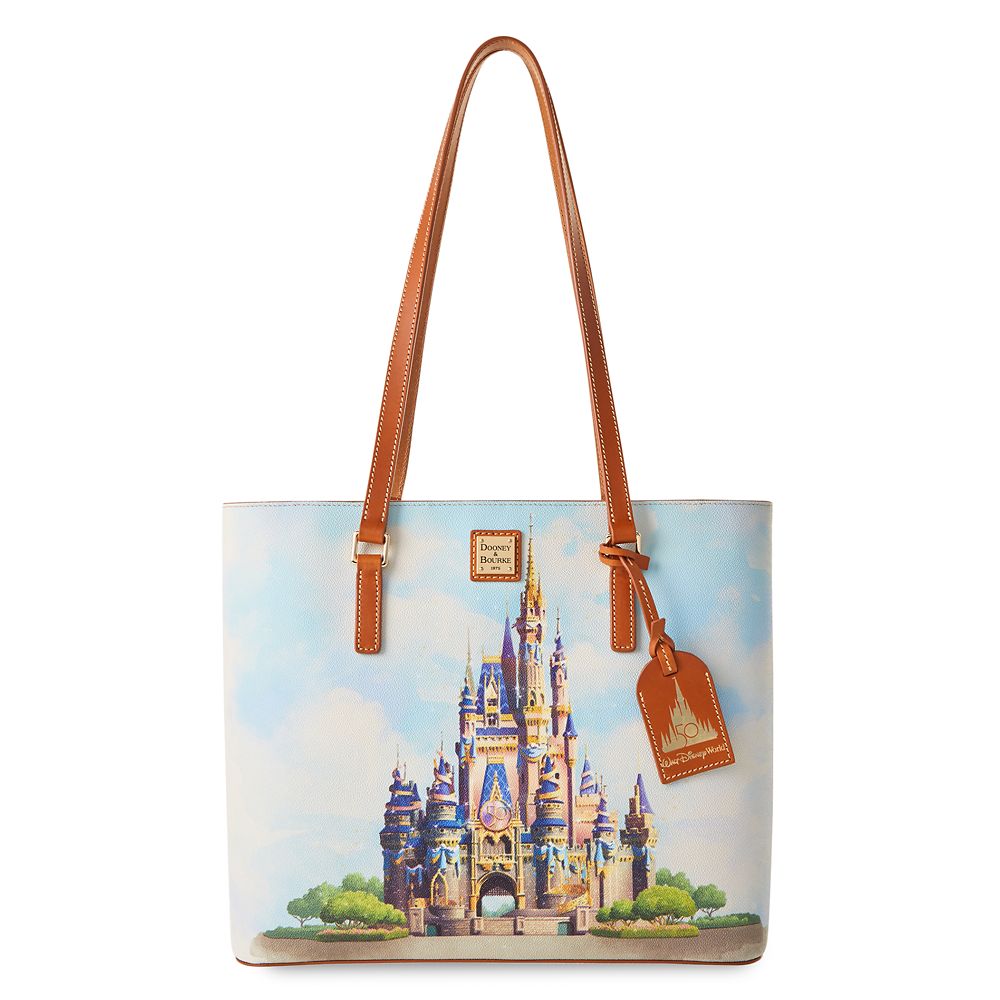 Disney Parks Dooney & Bourke 50th Anniversary Leather Passholder Exclusive  Tote