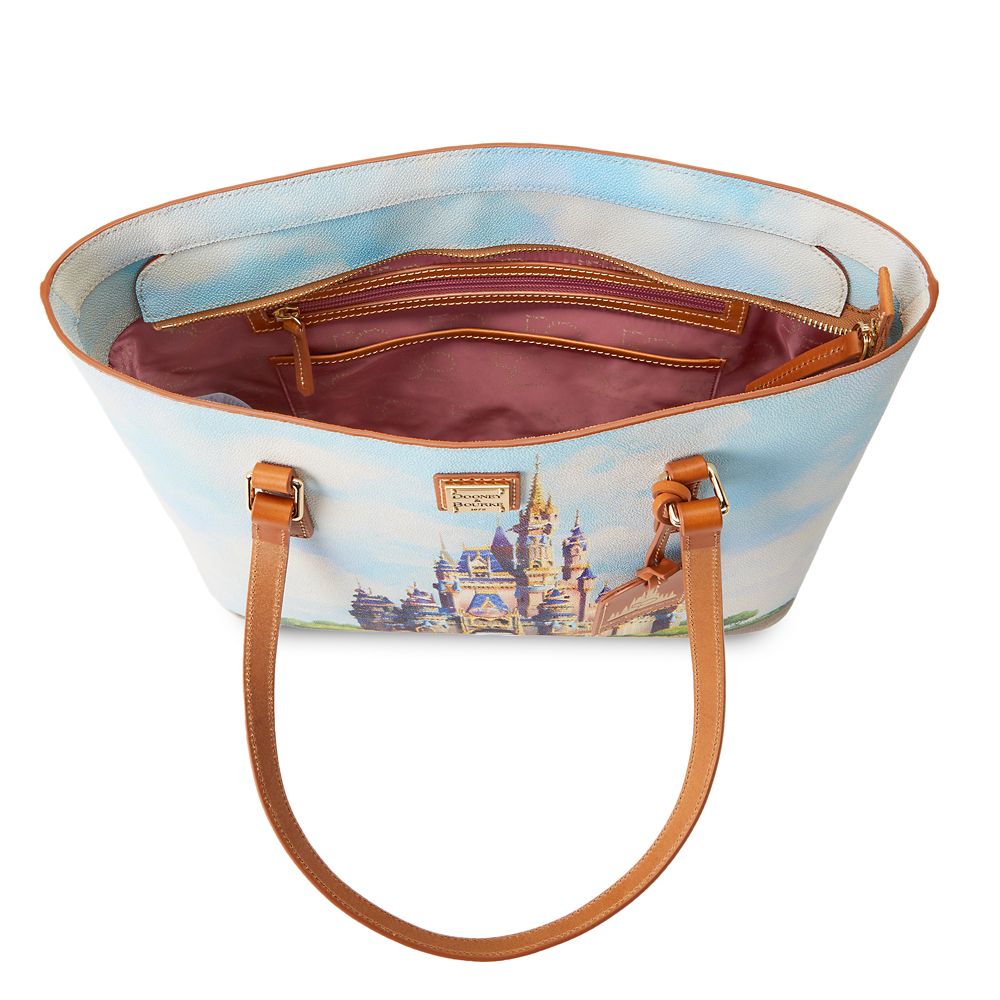 Cinderella Castle Leather Dooney & Bourke Tote Bag Walt Disney World