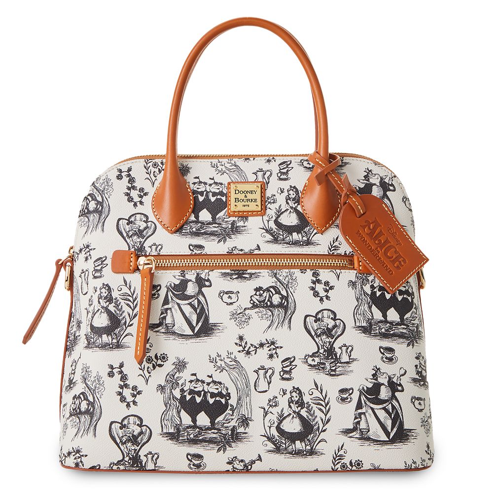 Alice in Wonderland Dooney & Bourke Zip Satchel Bag