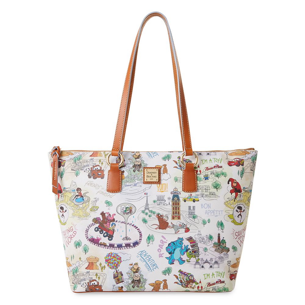 Pixar Maps Dooney & Bourke Tote Bag is available online for purchase