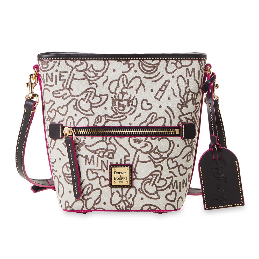 Minnie Mouse Line Art Dooney & Bourke Small Zip Sac here now