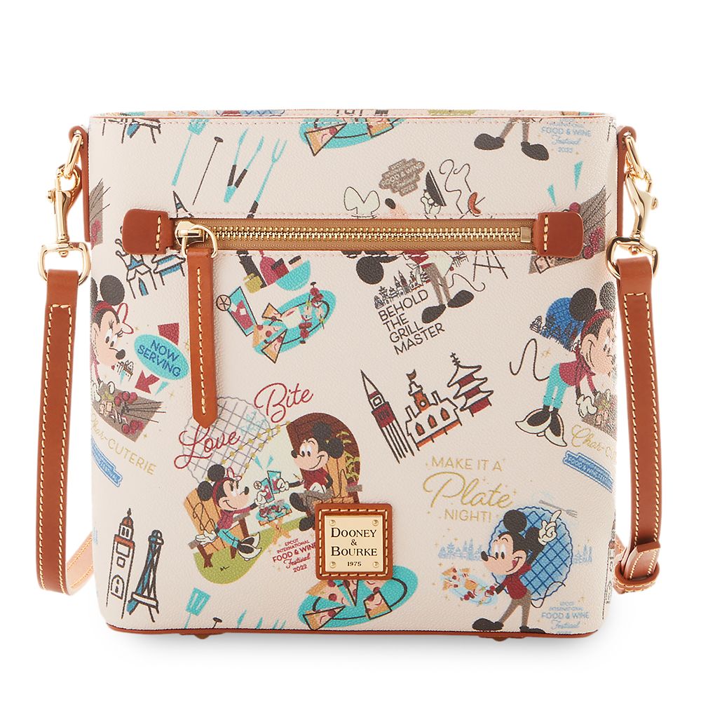 Mickey and Minnie Mouse Dooney & Bourke Crossbody Bag  EPCOT International Food & Wine Festival 2022 Official shopDisney