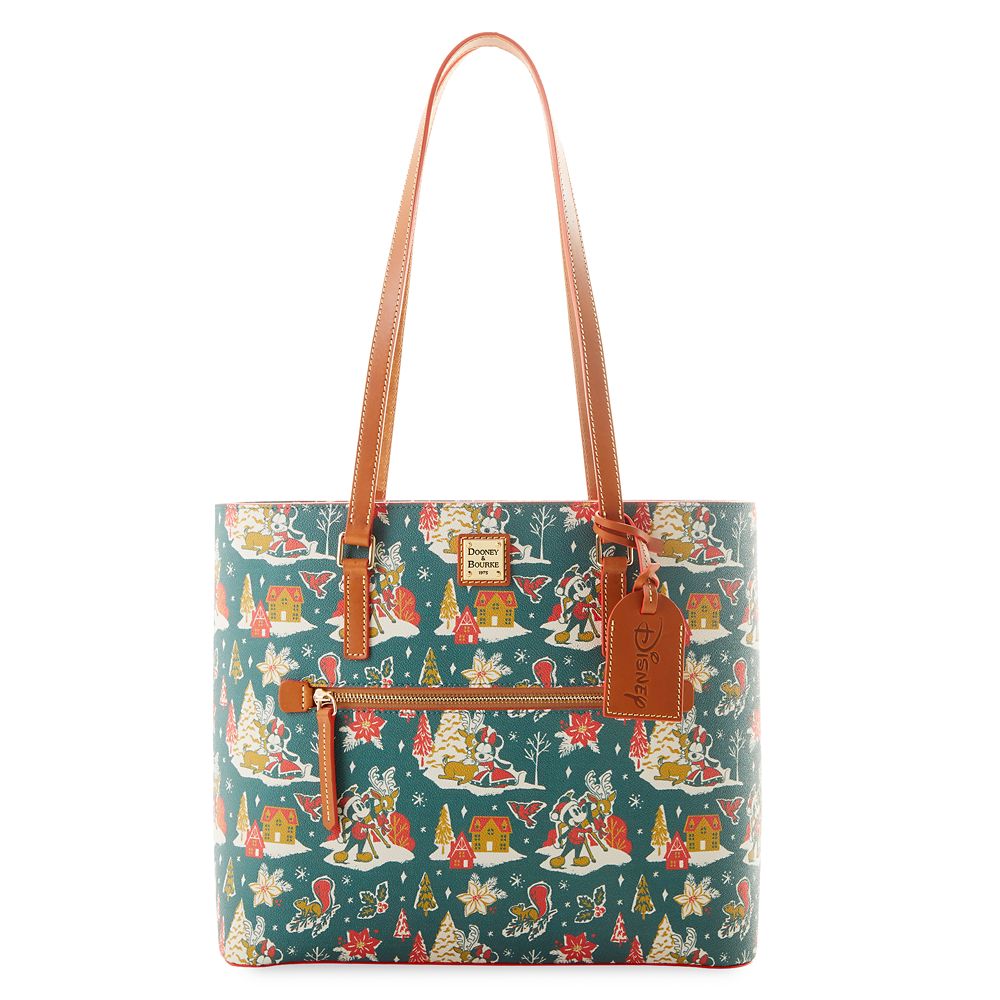 Mickey and Minnie Mouse Christmas Dooney & Bourke Tote Bag is now available for purchase