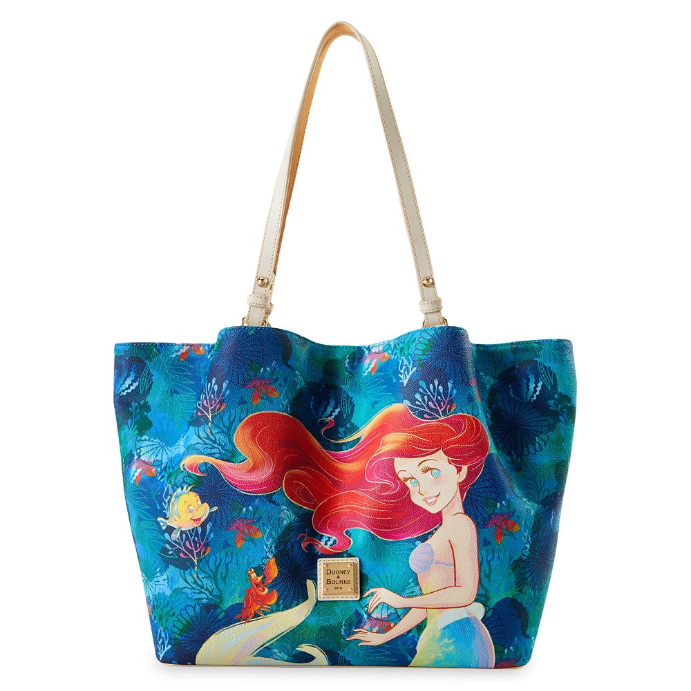 Mermaid Blue & Black Medium Maltese Tote