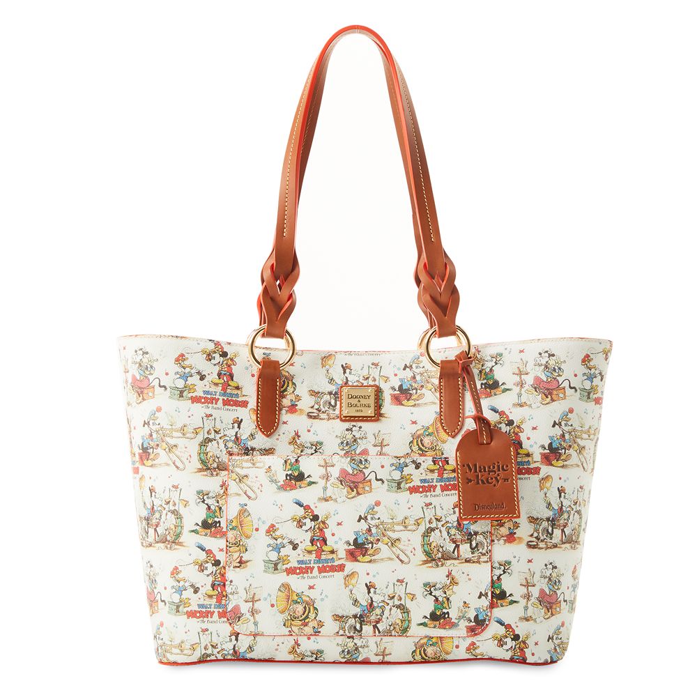 Mickey Mouse The Band Concert Dooney & Bourke Tote – Disneyland Magic Key Holder now available online