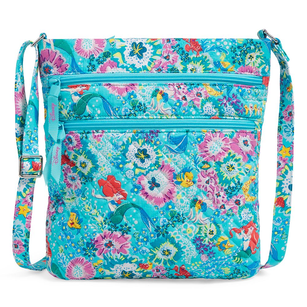 The Little Mermaid Triple Zip Hipster Crossbody Bag by Vera Bradley