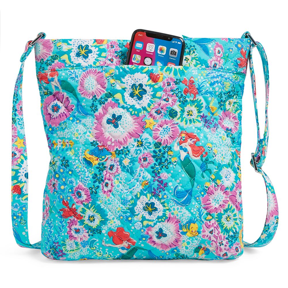 The Little Mermaid Triple Zip Hipster Crossbody Bag by Vera Bradley