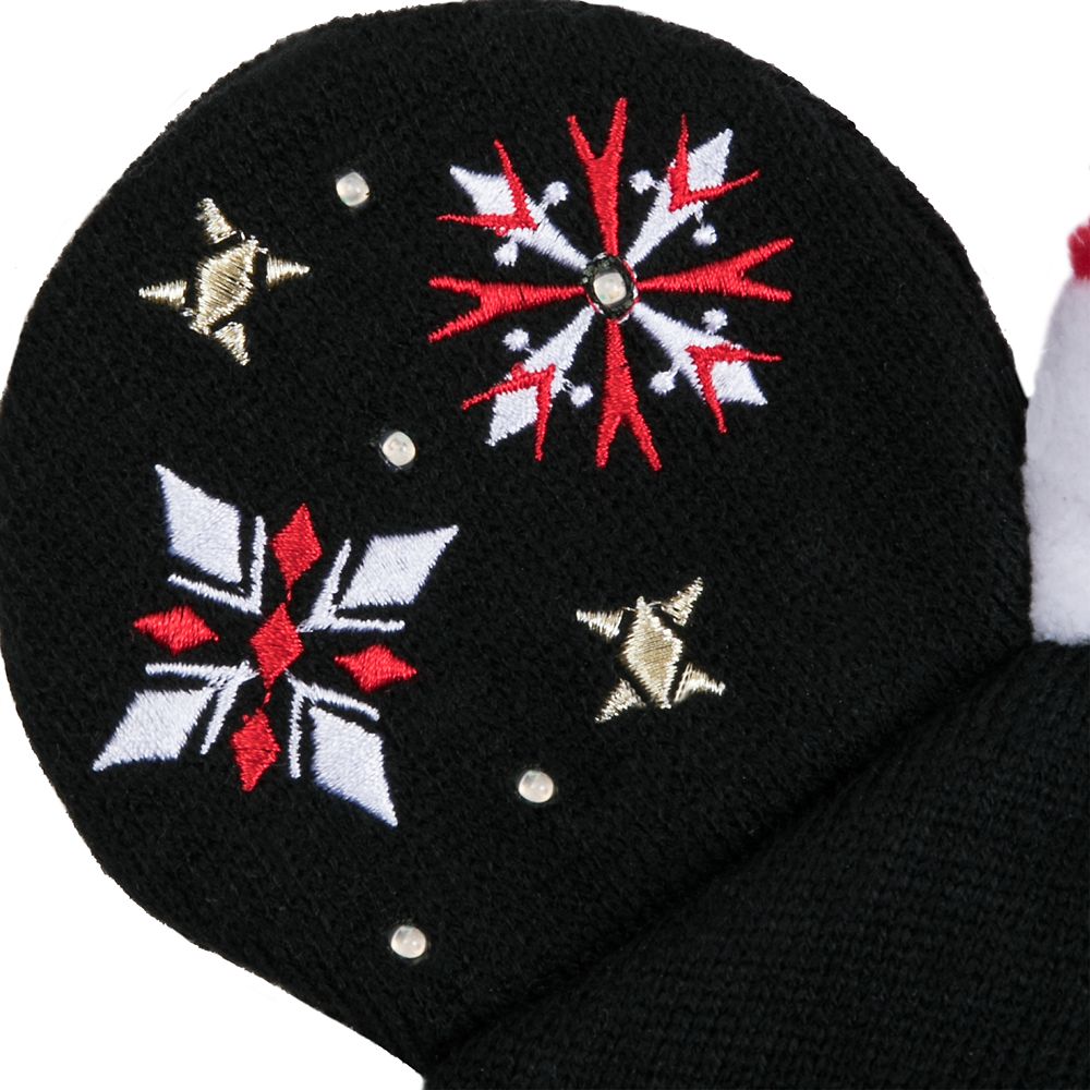 Mickey Mouse Light-Up Holiday Beanie for Adults