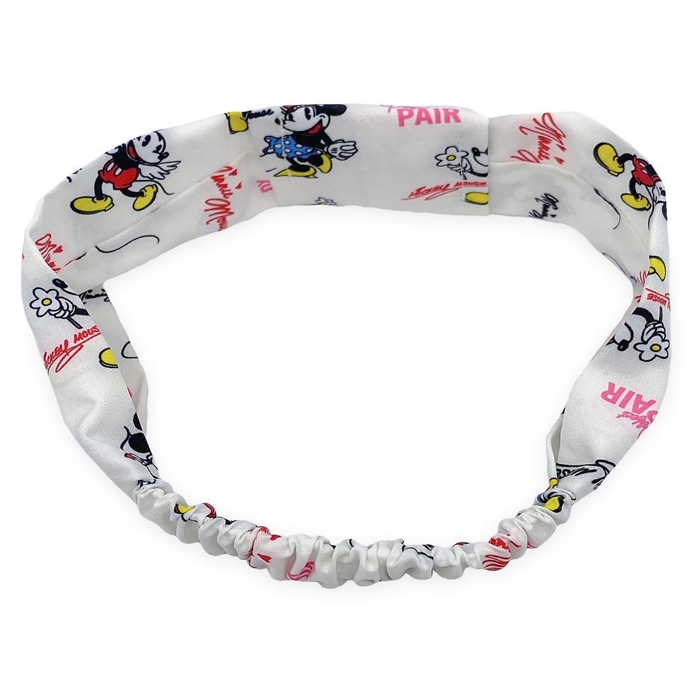 Mickey and Minnie Mouse Elastic Headband for Adults