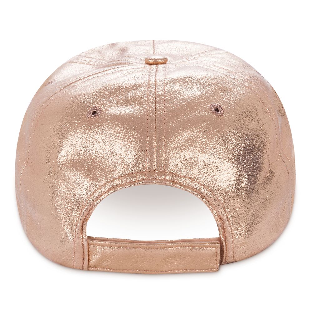 Mickey Mouse Rose Gold Baseball Cap for Adults