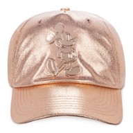 Mickey Mouse Rose Gold Baseball Cap for Adults