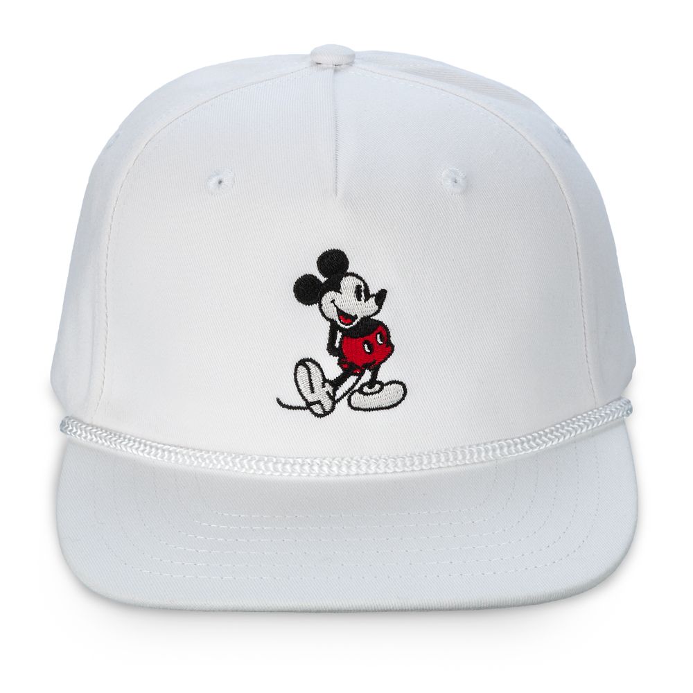 Mickey Mouse White Baseball Cap for Adults