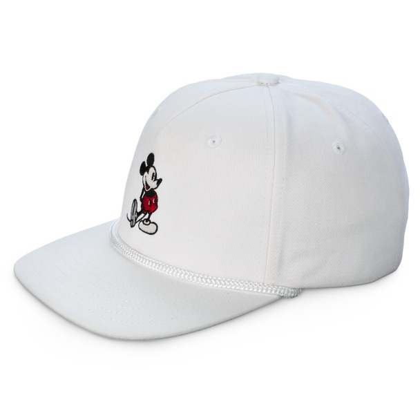 Mickey Mouse White Baseball Cap for Adults