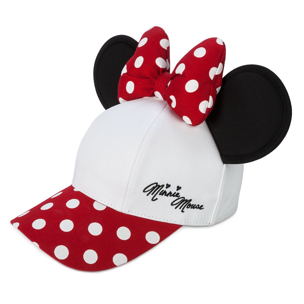 Minnie Mouse Ears Baseball Cap for Adults – Polka Dot