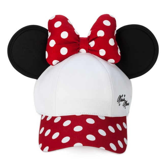 Disney Womens Minnie Mouse Polka Dots Baseball Hat