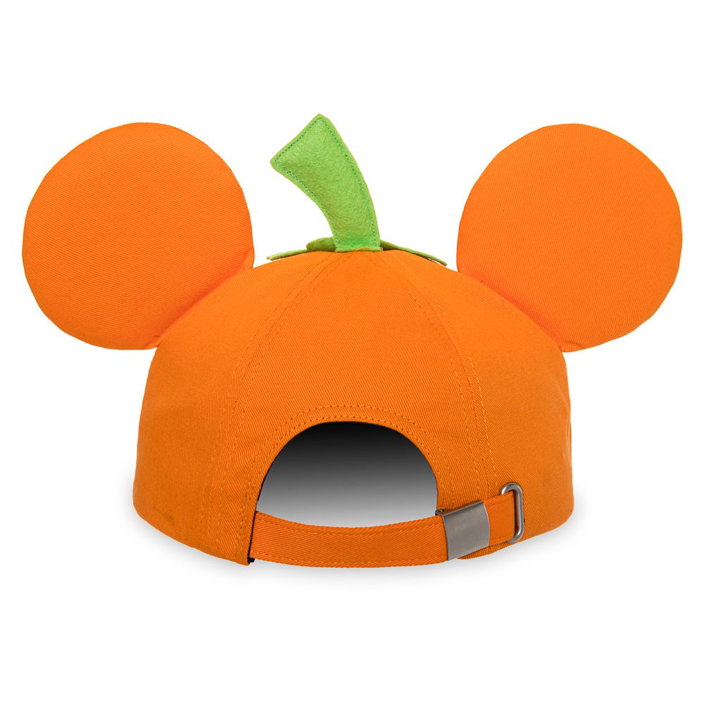 Mickey Mouse Ears Pumpkin Baseball Cap for Adults