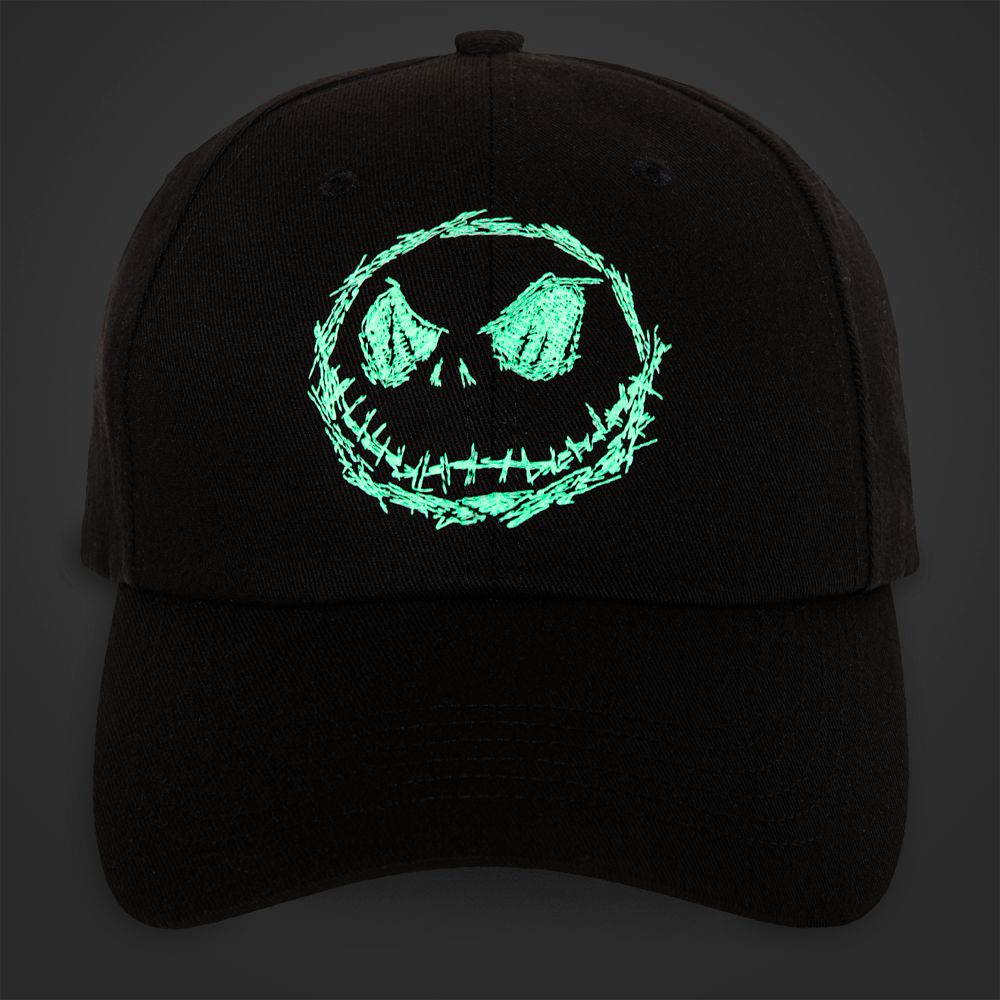 Jack Skellington Glow-in-the-Dark Baseball Cap for Adults – The Nightmare Before Christmas