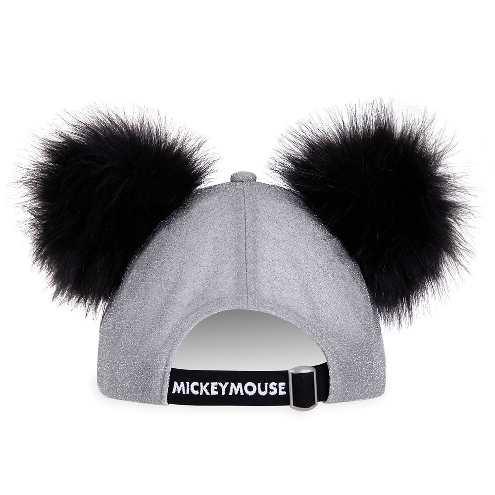 Mickey Mouse Grayscale Baseball Cap for Adults