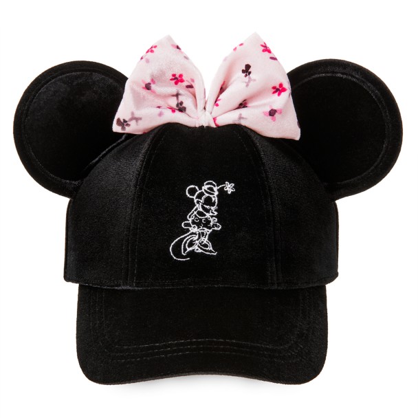 Minnie Mouse Velvet Ear Baseball Cap for Women