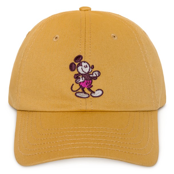 Mickey Mouse Genuine Mousewear Baseball Cap for Adults – Gold