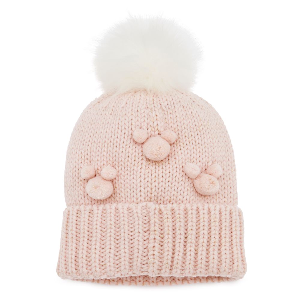 Mickey Mouse Knitted Pom Beanie for Adults