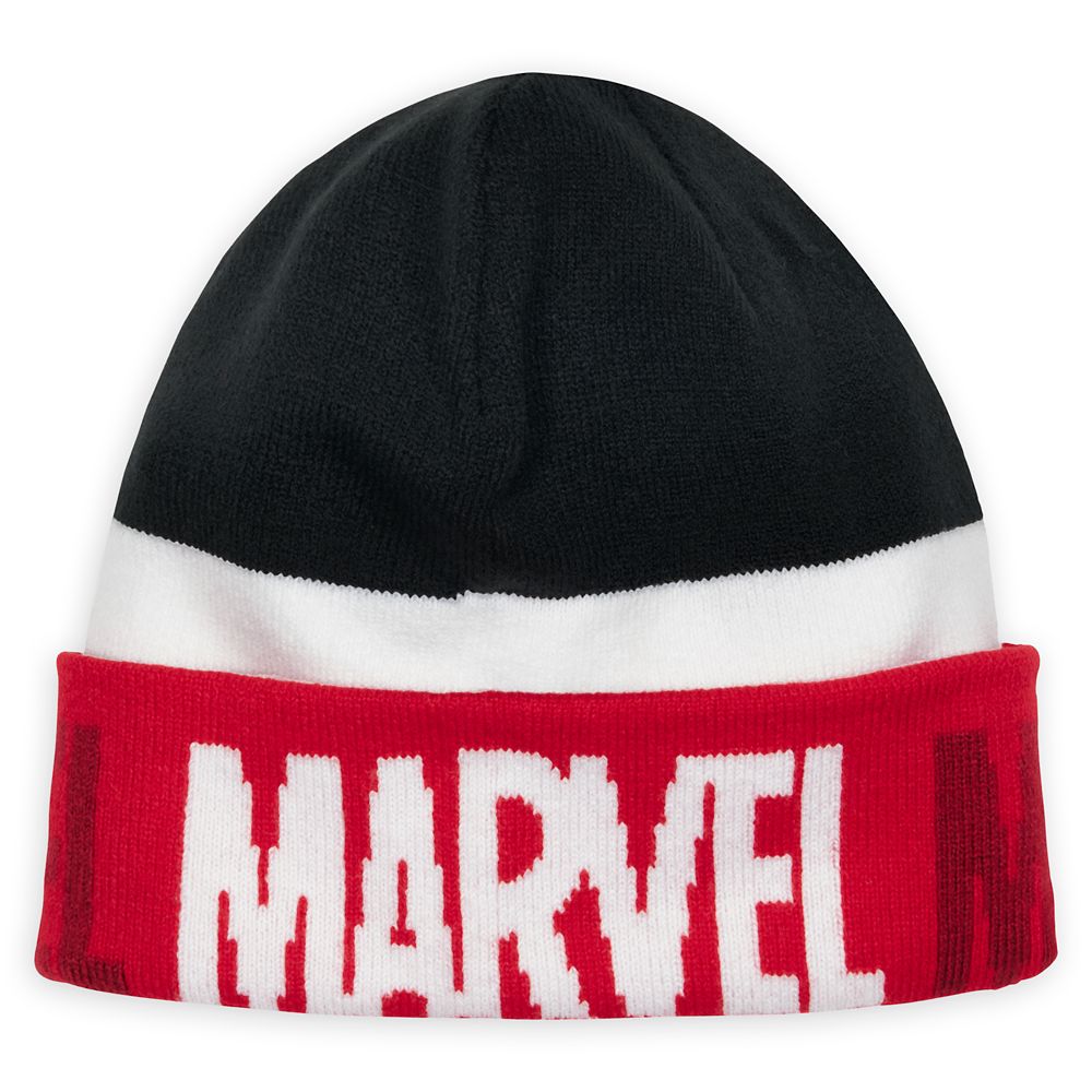 Marvel Color Block Beanie for Adults is available online for purchase