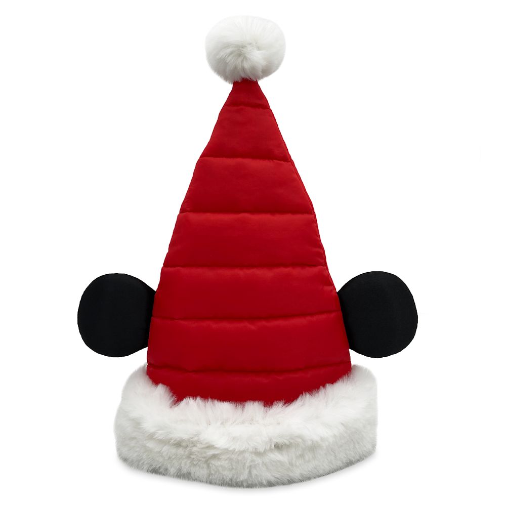 Mickey Mouse Quilted Santa Hat for Adults