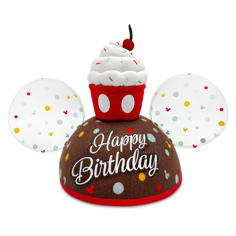 Mickey Mouse Happy Birthday Ear Hat for Adults | Disney Store