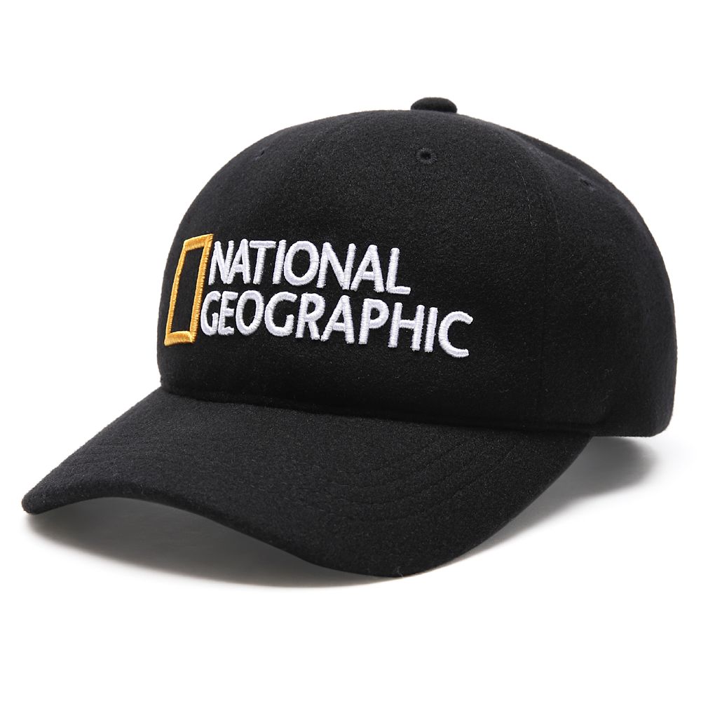 National Geographic Baseball Cap for Adults – Black