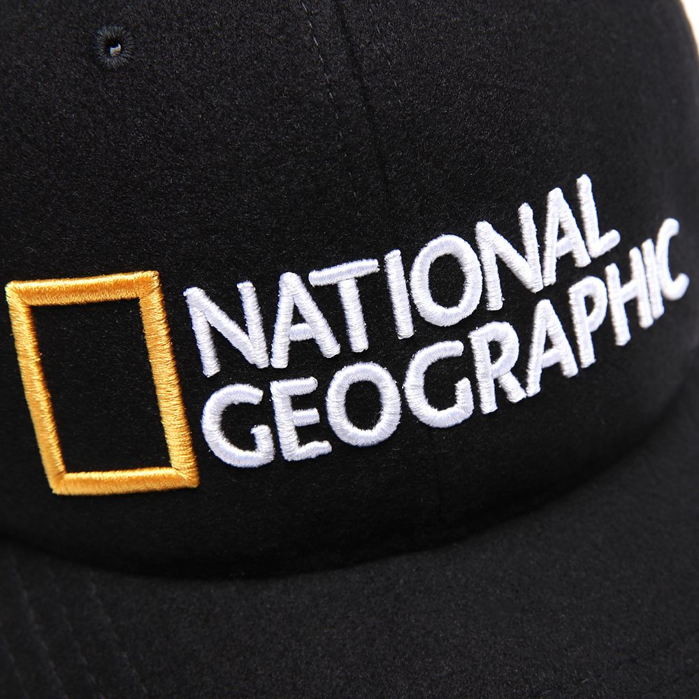 National Geographic Baseball Cap for Adults – Black