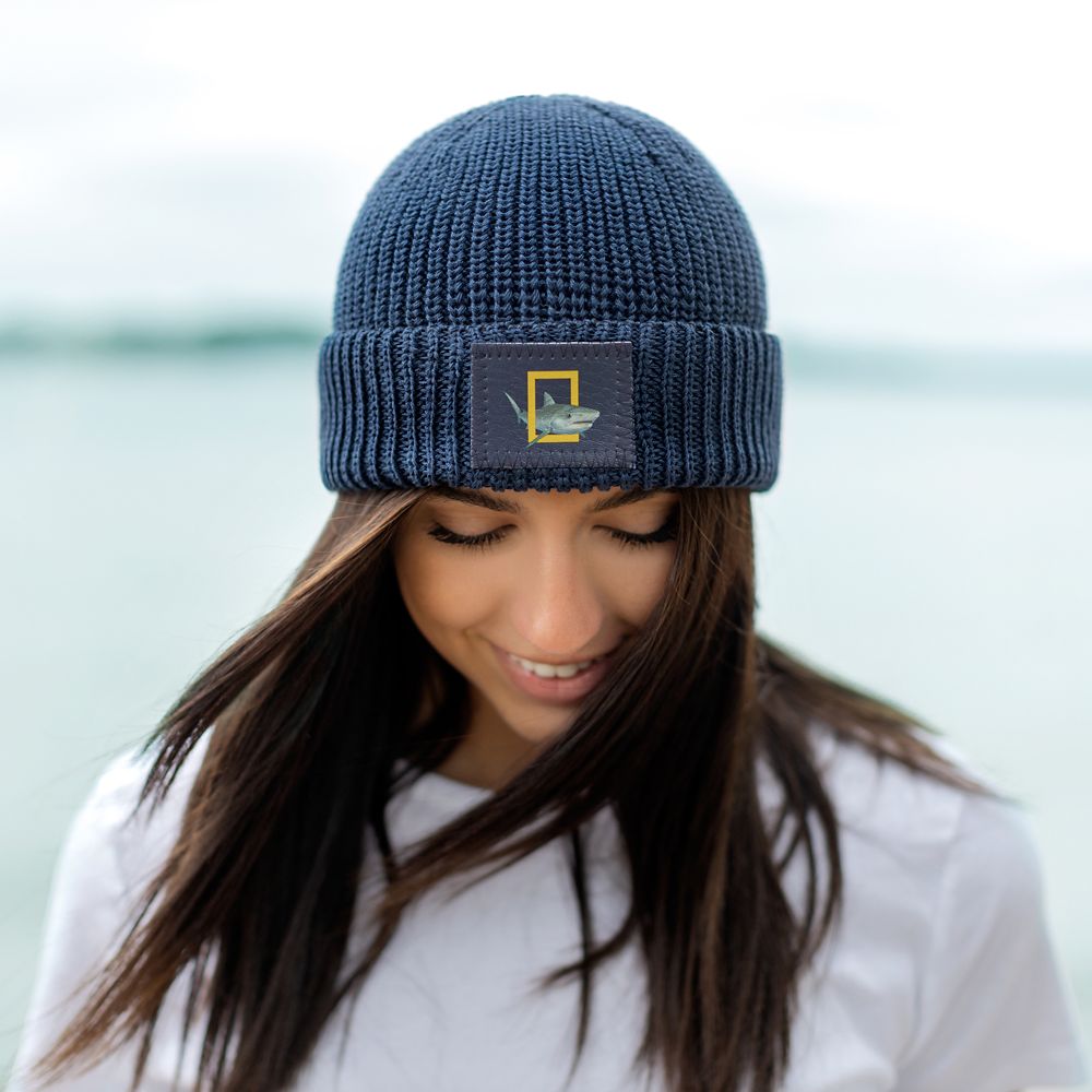 National Geographic Beanie for Adults by Love Your Melon – Navy