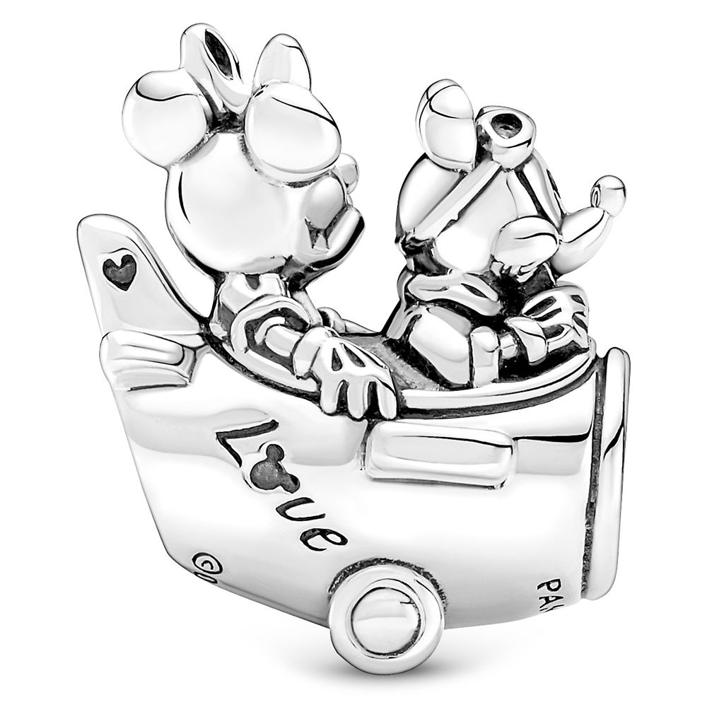 Mickey and Minnie Mouse Plane Charm by Pandora Jewelry