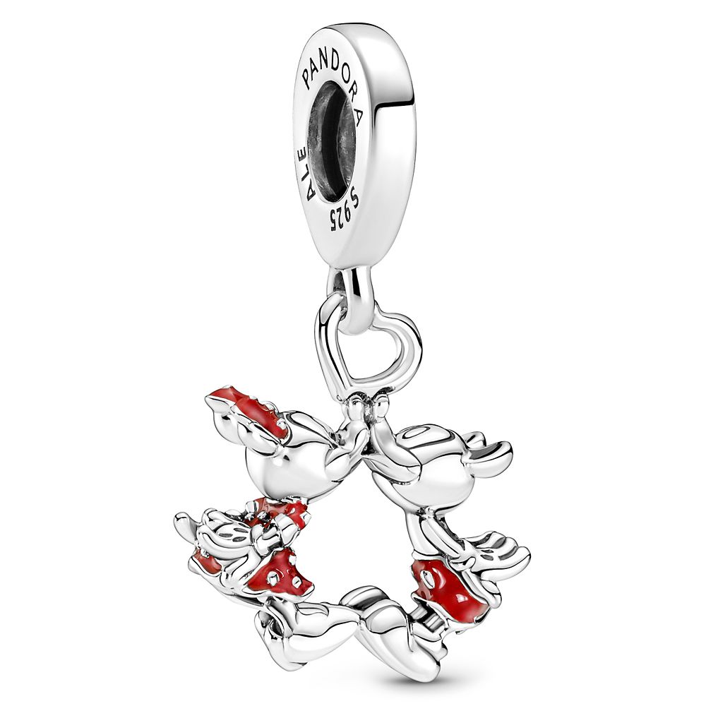 Mickey and Minnie Kissing Charm by Pandora Jewelry is now available