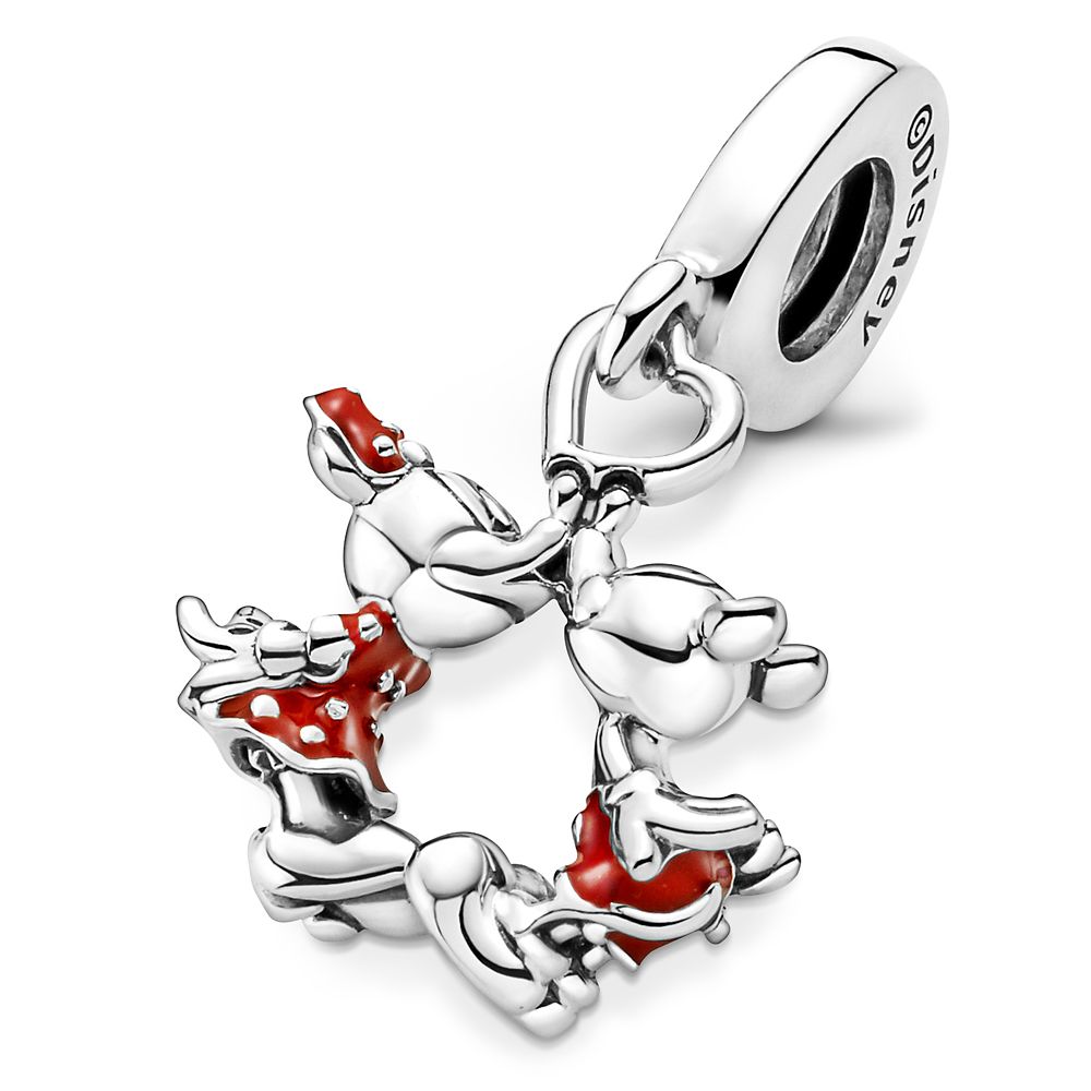 Mickey and Minnie Kissing Charm by Pandora Jewelry