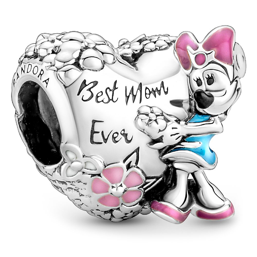 Minnie Mouse Mother's Day Heart Charm by Pandora Jewelry Official shopDisney