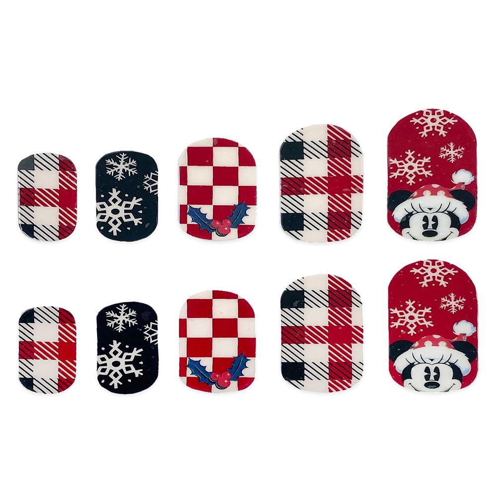 Minnie Mouse Holiday Nail Decal Set