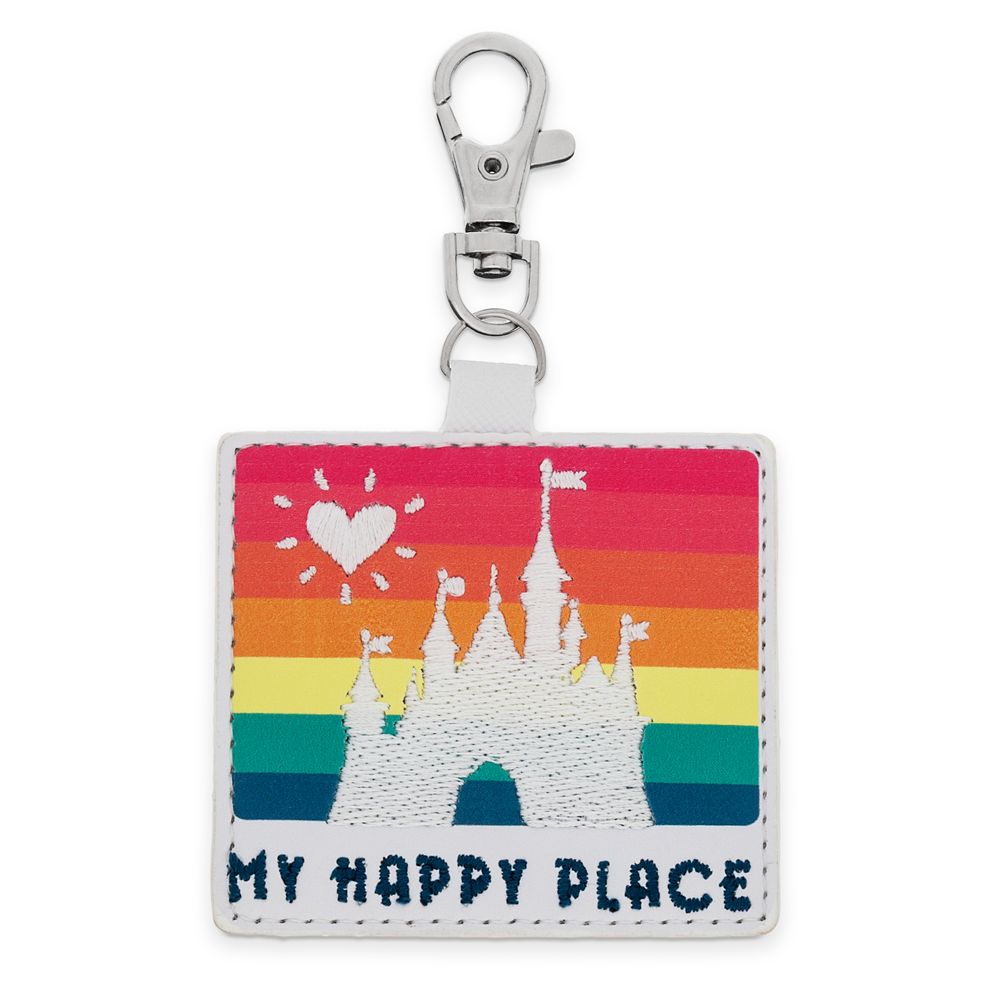 Fantasyland Castle Woven Rainbow Bag Charm Official shopDisney