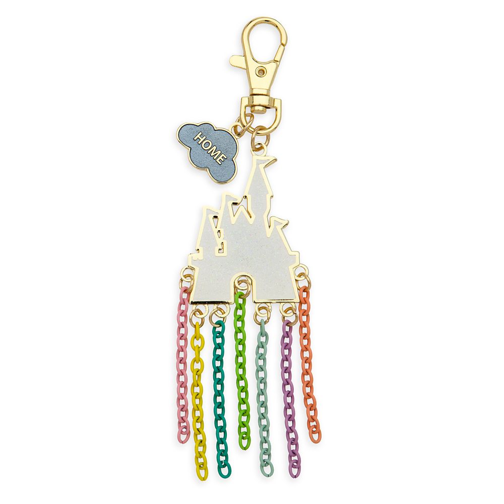 Fantasyland Castle Metal Rainbow Bag Charm