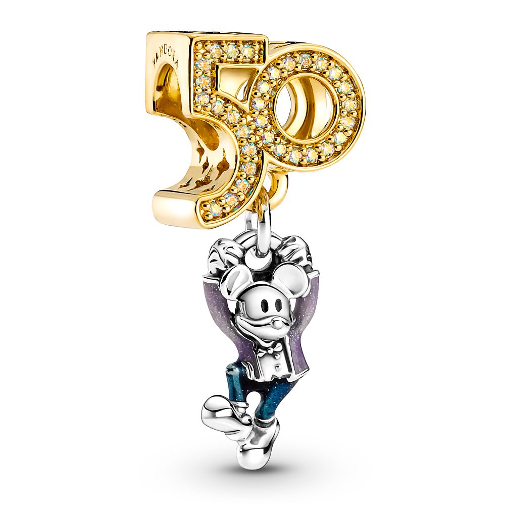 Mickey Mouse Walt Disney World 50th Anniversary Charm and Bracelet Set by Pandora Jewelry – Buy Now