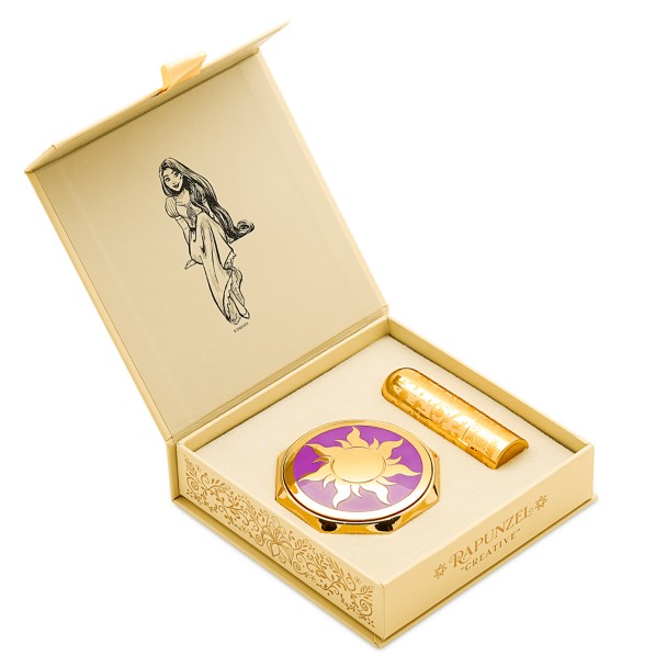 Rapunzel Disney Princess Signature Compact and Lipstick Set by Bésame – Limited Edition