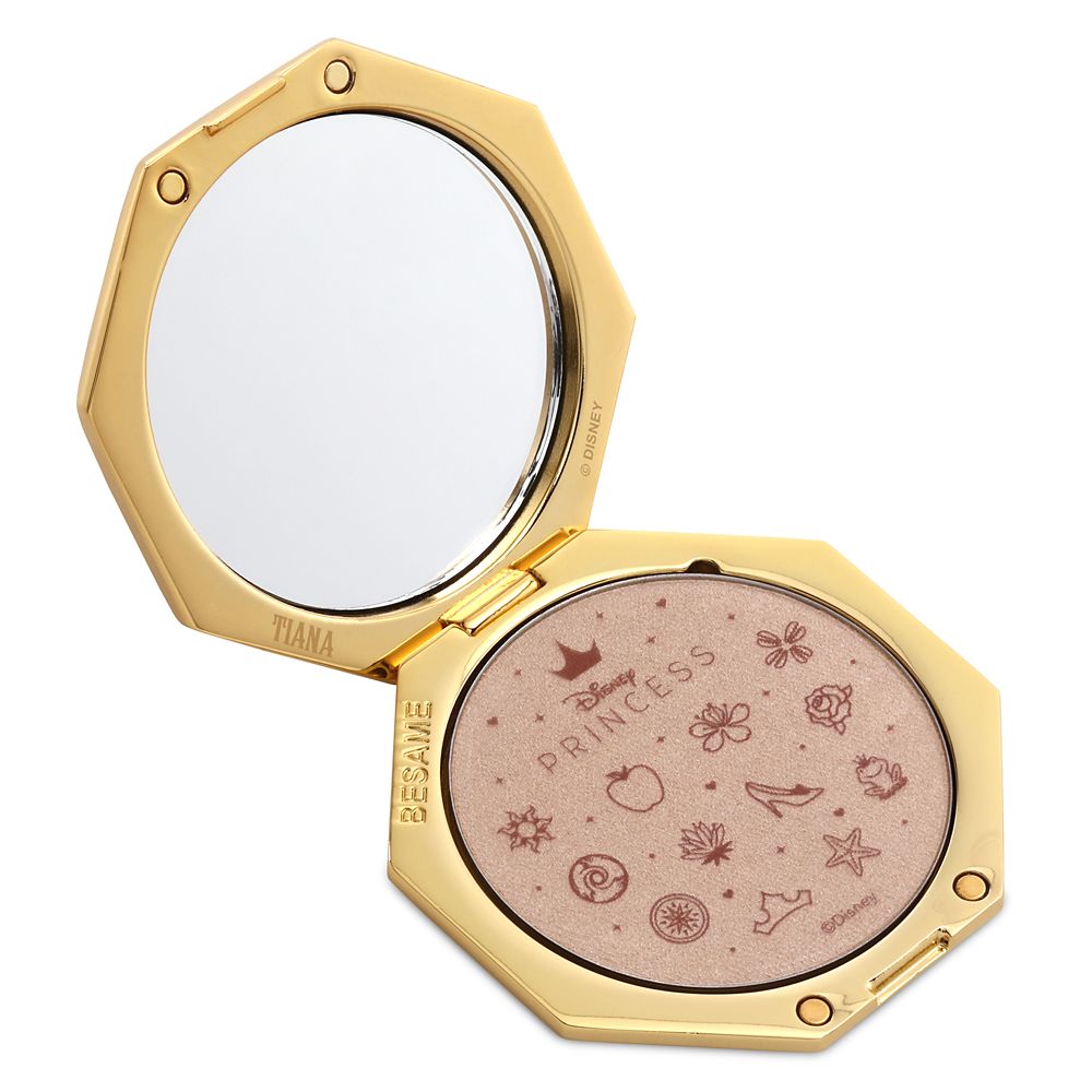 Tiana Disney Princess Signature Compact and Lipstick Set by Bésame – Limited Edition