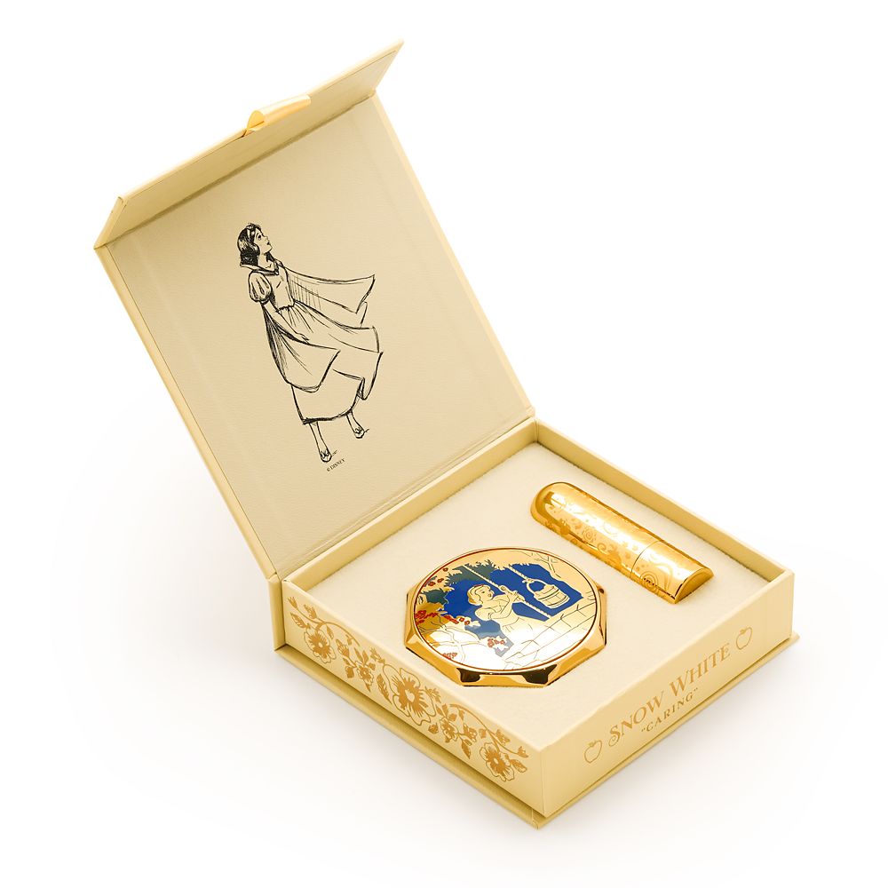 Snow White Disney Princess Signature Compact and Lipstick Set by Bésame – Limited Edition