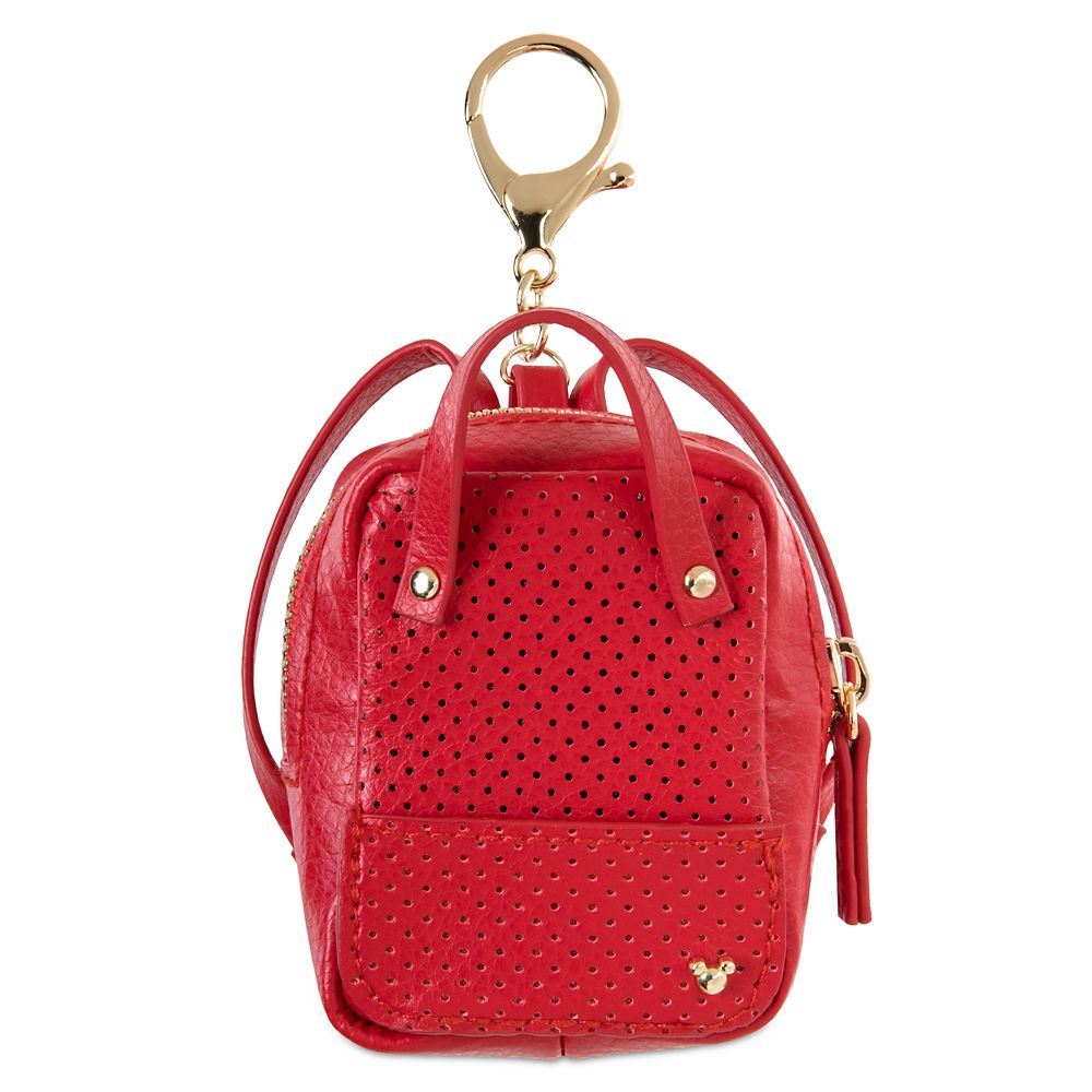 Mickey Mouse Miniature Backpack Bag Charm – Red