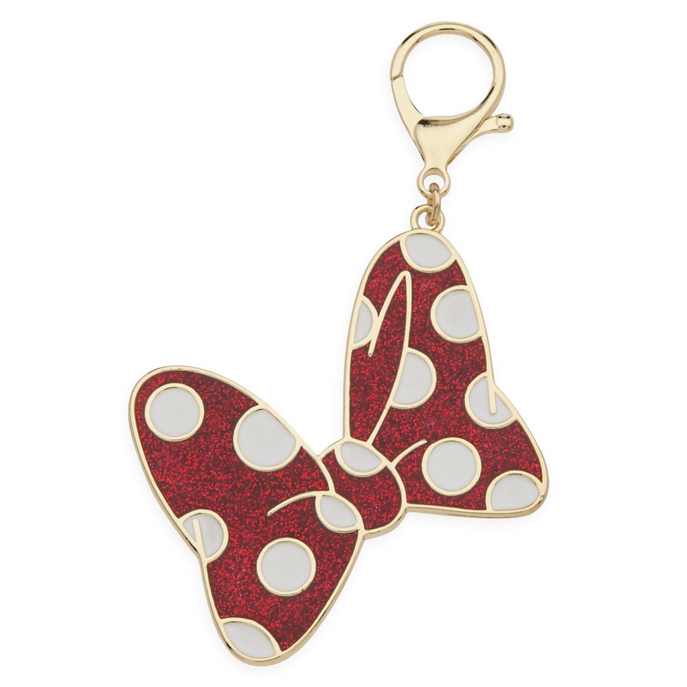 Minnie Mouse Polka Dot Bow Bag Charm