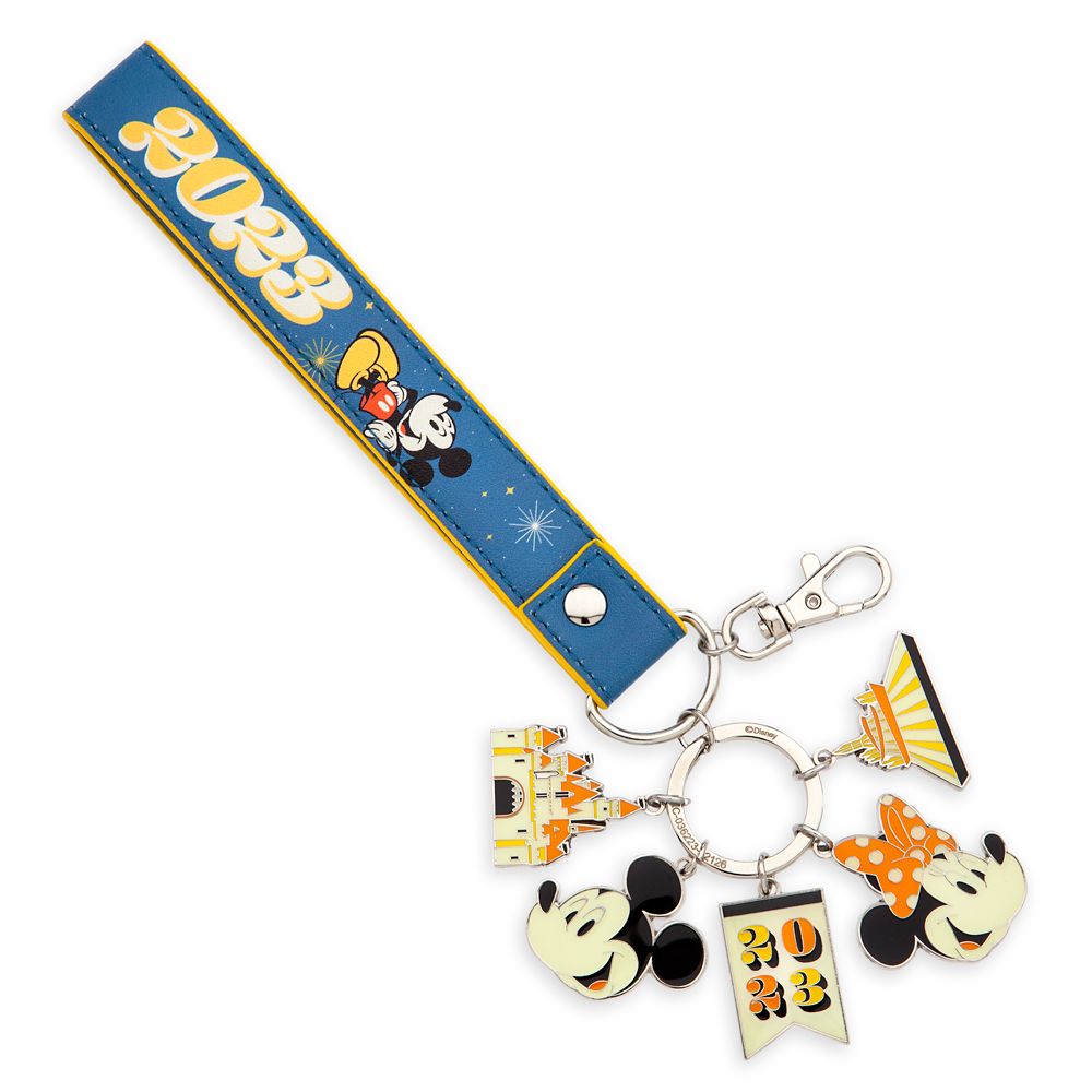 Mickey & Minnie Leather Keychain - Personalizable