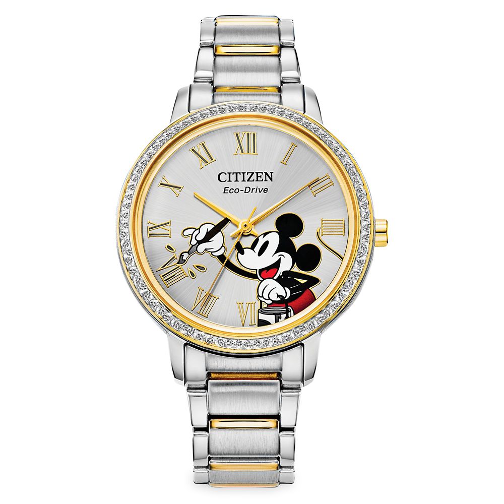 Mickey Mouse Two-Tone Watch for Women by Citizen Official shopDisney