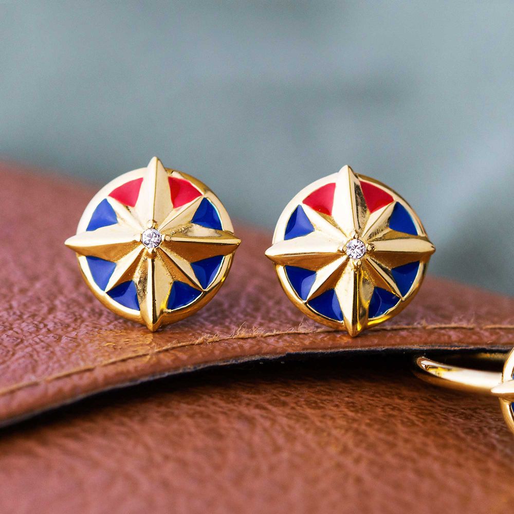 Captain Marvel Earrings by RockLove