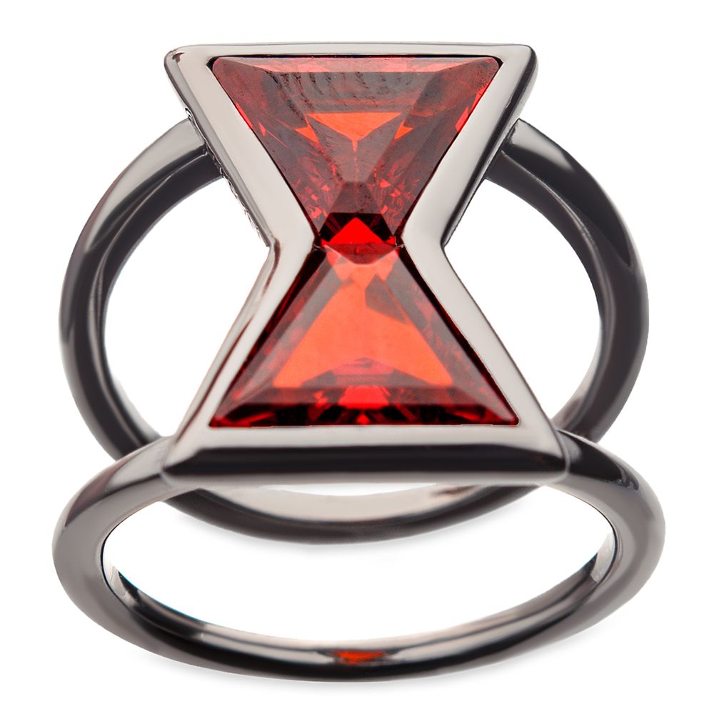 Black Widow Hourglass Ring by RockLove