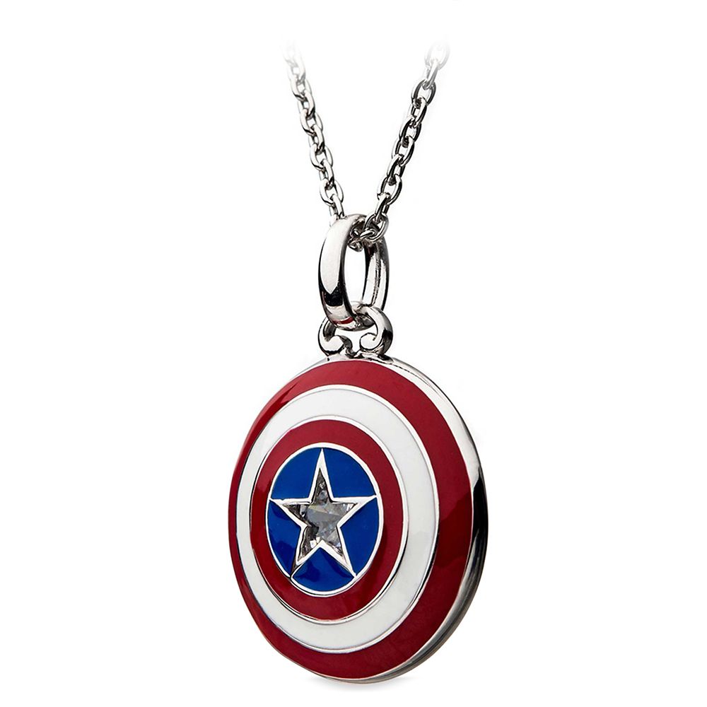 Captain America Shield Necklace by RockLove